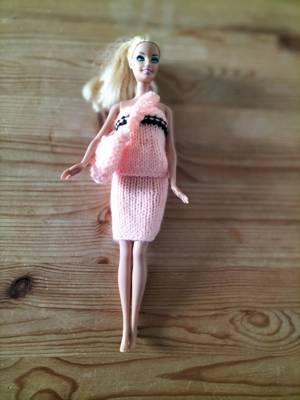 Vêtements Barbie Rose/noir