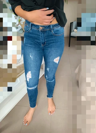 Jean skinny taille haute, brand: Naumy, condizioni: Ottime, taglia: S / IT 40 / EU 36, €13.00, €14.35 include la Protezione acquisti