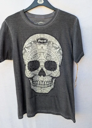 Pier 27 Grey Cancún-Riviera maya mexico T-Shirt Sugar Skull Size EG/XL New, brand: pier 27, condition: New with tags, size: XL, £12.99, £14.34 includes Buyer Protection