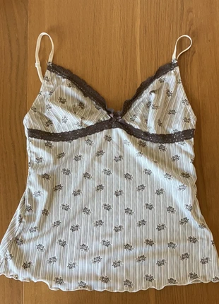 Y2K topje, marca: Vintage, estado: Muy bueno, tamaño: L / 40 / 12, 9,00 €, 10,15 € Protección al comprador incluida