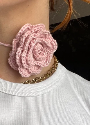 Rose choker pink , brand: Fait Main, condition: New with tags, €12.00, €13.30 includes Buyer Protection
