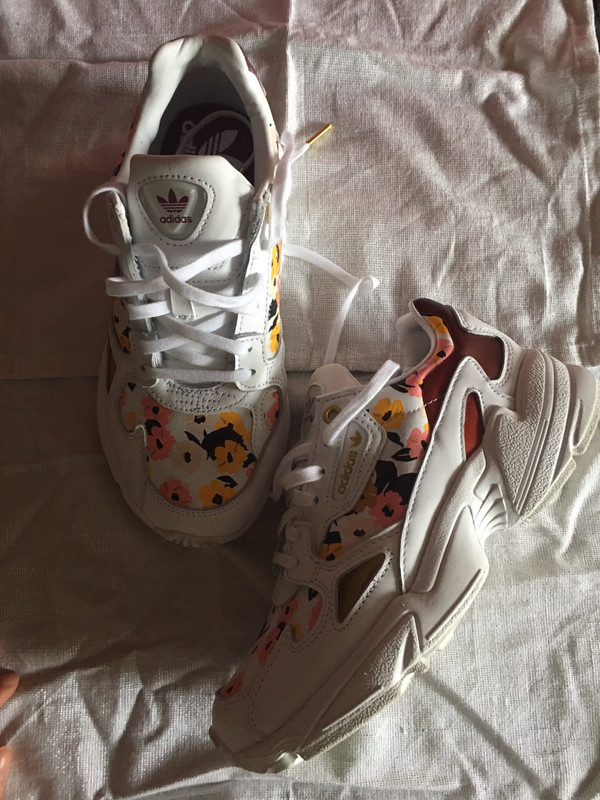 Adidas flower top trainers