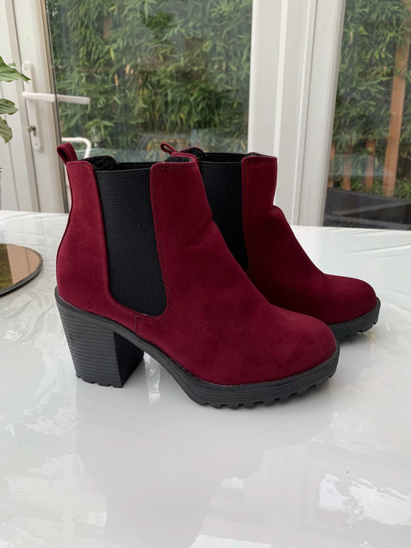 Bottines outlet couleur prune