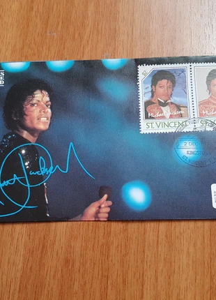 Michael Jackson Leaders of the World busta primo giorno + francobolli, zustand: Sehr gut, 10,00 €, 11,20 € inklusive Vinted-Käuferschutz