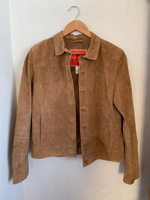 Genuine leather jacket Isaac Mizrahi 1