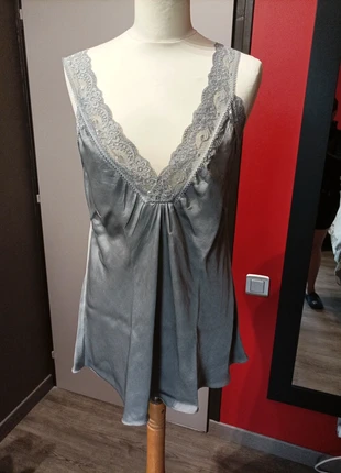 Caraco satin et dentelle Neuf Made in Italy , brand: Made In Italy, condition: New without tags, size: One size, €15.00, €16.45 includes Buyer Protection