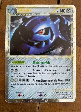 Steelix 87/95 - Évolution d’Onix - 2010, marque: Pokémon, état: Très bon état, 60,00 €, 63,70 € Protection acheteurs incluse