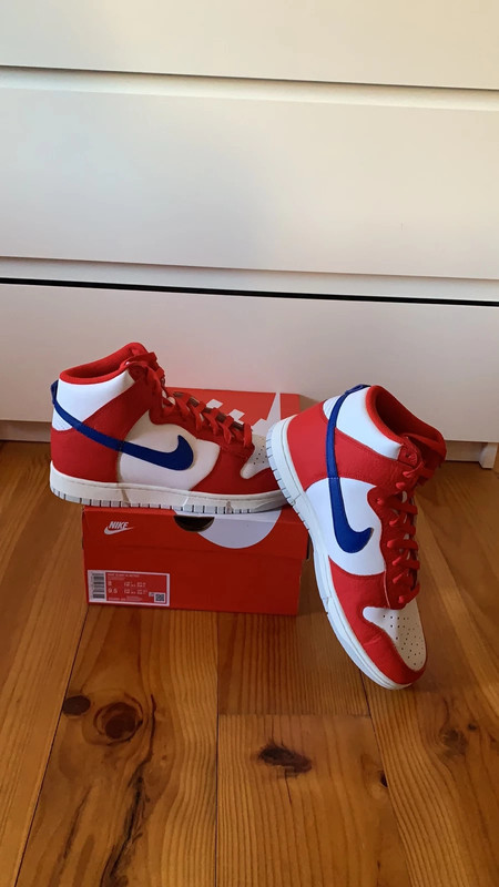 Nike dunk high 4th of july | Vinted
