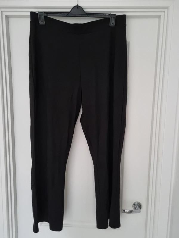 Ladies black hot sale trousers size 20