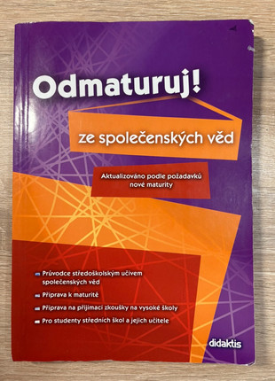 Obrázek k inzerátu: Odmaturuj ze společenských věd