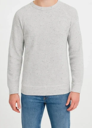Pull gaufré léger – Homme – Primark – M – Gris clair, marque: Primark, état: Très bon état, taille: M, 4,00 €, 4,90 € Protection acheteurs incluse