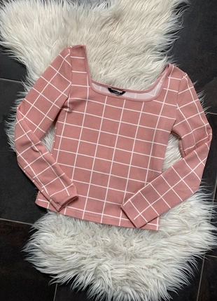 Striped pink shirt, marca: Shein, estado: Muito bom, tamanho: S / 36 / 8, €3.50, €4.38 inclui Proteção do Comprador