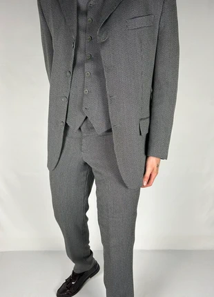 Costume 3 pièces gris à rayures - vintage 90s | taille 52, brand: Vintage Dressing, condition: Good, size: 52, €39.90, €42.60 includes Buyer Protection Pro