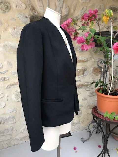 Jacqueline Riu - Veste de blazer noir classé professionnel casual - photo numéro 8