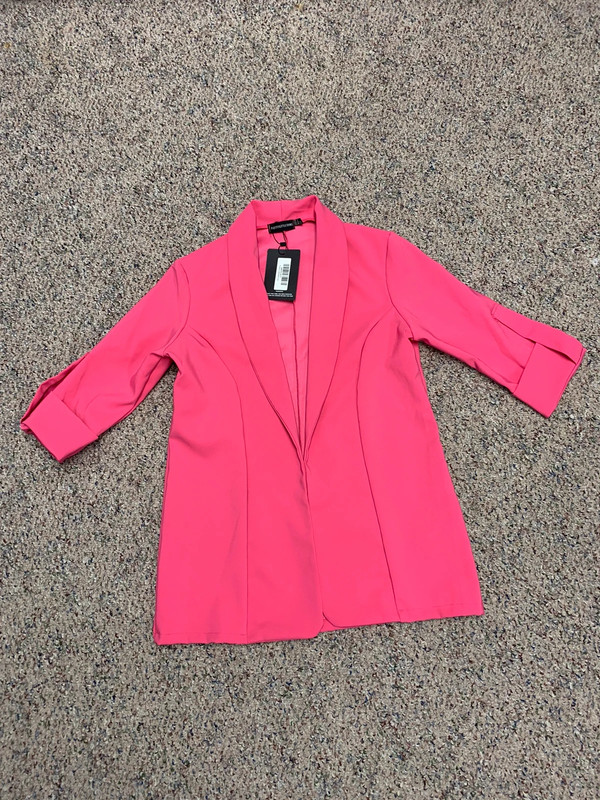 Pretty Little Thing Pink Blazer 1