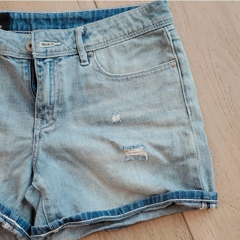 Armani Exchange High Rise Denim Shorts Size 25 4