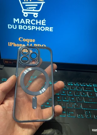 iPhone 14 Pro – Coque MagSafe Bleu | Hülle MagSafe Blau | MagSafe Case Blue, brand: Marché du Bosphore, condition: New with tags, €2.90, €3.75 includes Buyer Protection Pro