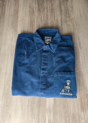 Chemise en velours vintage Corto Maltese taille XL / XXL, marca: Studio Aventures, estado: Muito bom, tamanho: XL, €40.00, €42.70 inclui Proteção do Comprador