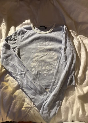 Crop top à manche longue, marque: Bershka, état: Très bon état, taille: S / 36 / 8, 3,00 €, 3,85 € Protection acheteurs incluse