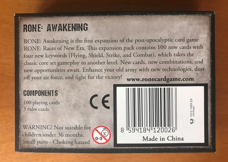 Rone: Awakening - Espansione per il gioco da tavolo Rone Board Game - 2018 2