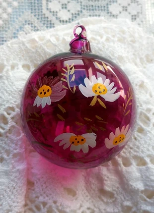 Glaskugel handgemalt zum hängen, état: Très bon état, 3,00 €, 3,85 € Protection acheteurs incluse