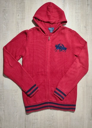 Gilet à capuche Ralph Lauren – Rouge – Taille XL (18/20) / petit M – Très bon état, brand: Ralph Lauren, condition: Very good, size: XL, €30.00, €32.20 includes Buyer Protection Pro