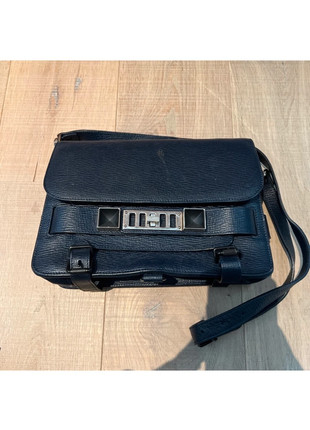 Proenza Schouler PS11 Navy Leather Bag Vinted