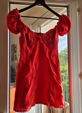 Robe rouge coquette, brand: Bershka, condition: Very good, size: S / 36 / 8, €7.50, €8.58 includes Buyer Protection