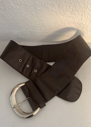 Ceinture large marron vintage , condizioni: Ottime, €5.00, €5.95 include la Protezione acquisti
