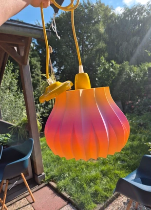 Super zoete lampenkap vd 3d printer, gele fitting E27, état: Bon état, 30,00 €, 32,20 € Protection acheteurs incluse