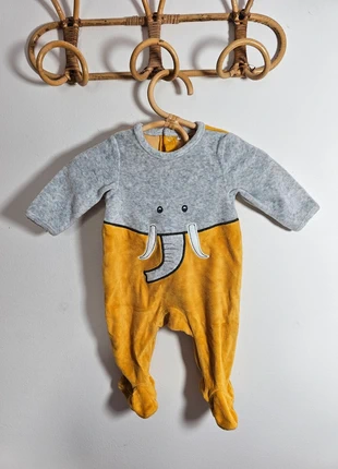 Pyjama en velours - Orchestra - 1 mois (54)., marque: Orchestra, état: Très bon état, taille: Jusqu'à 1 mois / 50 cm, 2,00 €, 2,80 € Protection acheteurs (Pro) incluse