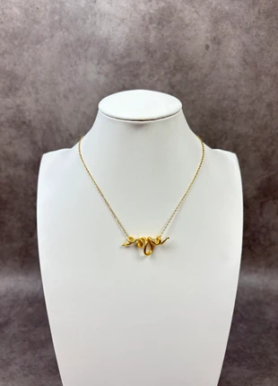 Collier, chaine Y2K, Vintage or en acier inoxydable à pendentif serpent - 2000's, marque: Aesthetic, état: Très bon état, 10,00 €, 11,20 € Protection acheteurs (Pro) incluse