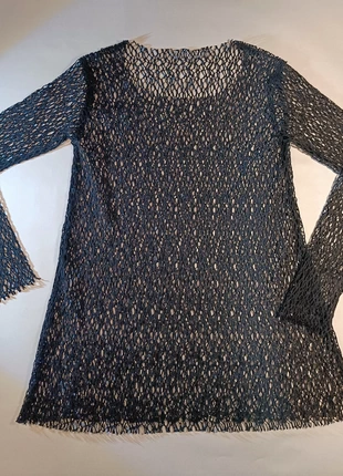 Camiseta de red negra evasé, merk: Handmade, staat: Heel goed, maat: M / 38 / 10, € 4,00, € 4,90 inclusief Kopersbescherming