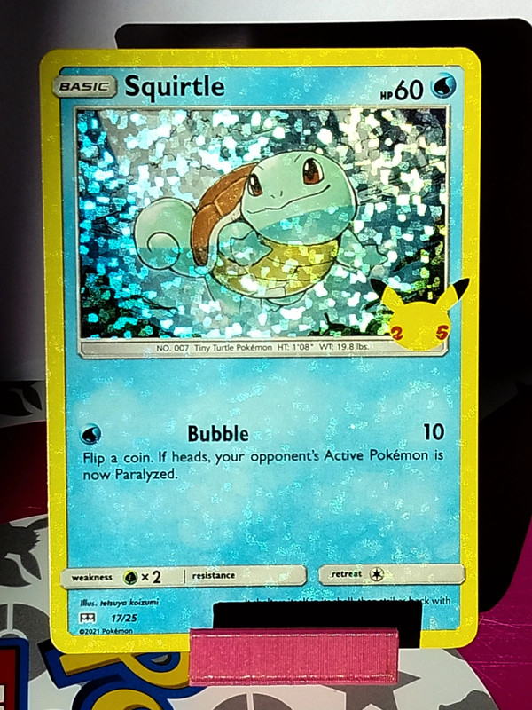 Karta Pokemon Squirtle holo McDonald's 4