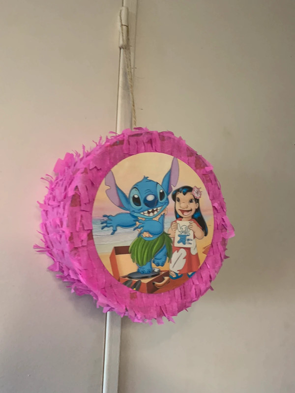 Pinata rose Lilo et stitch  2