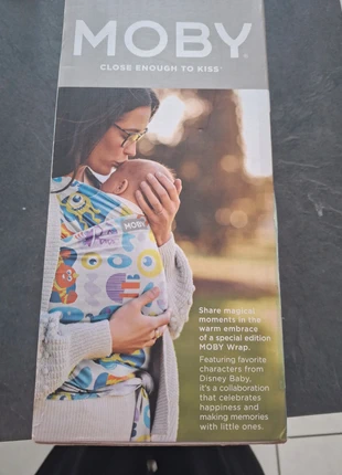 Écharpe portage monstre et compagnie, merk: Moby, staat: Nieuw met prijskaartje, maat: Pasgeborene, 44 cm, € 50,00, € 53,20 inclusief Kopersbescherming