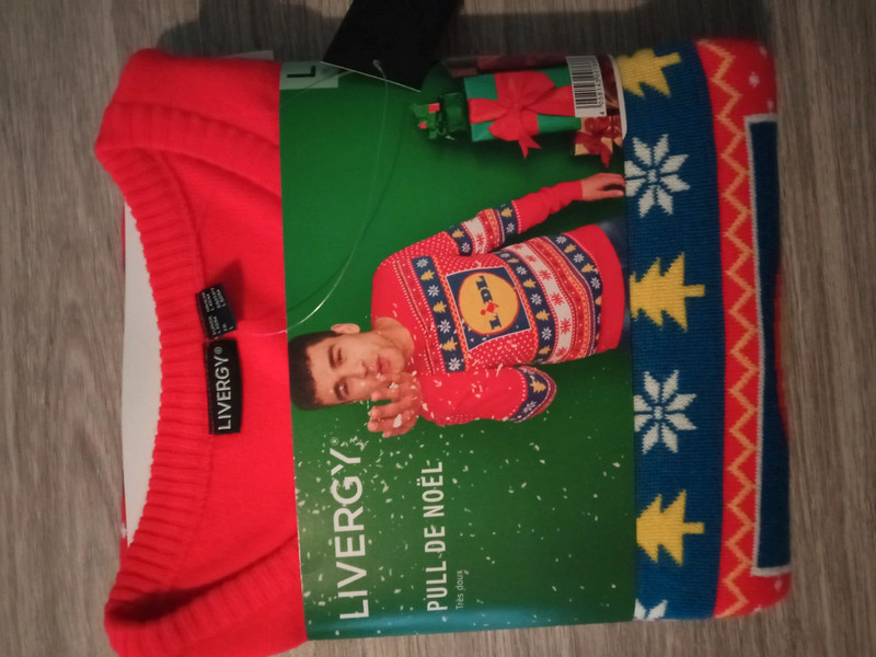 Pull noel lidl homme sale