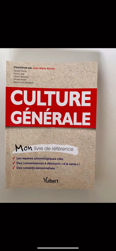 Culture générale: Mon livre de référence