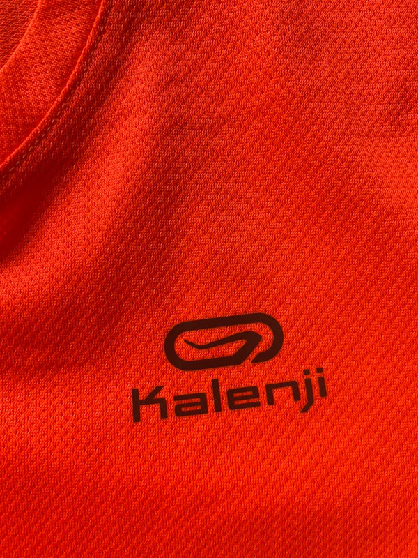 T shirt de sport technique orange fluo Kalenji taille 36 Vinted