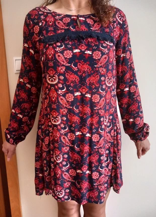 Vestido estampado Springfield , marca: Springfield, estado: Muito bom, tamanho: XL / 42 / 14, €8.00, €9.10 inclui Proteção do Comprador