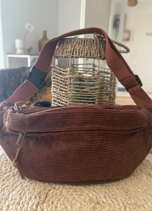 Sac banane côtelé marron, brand: sans marque, condition: New with tags, €10.00, €11.20 includes Buyer Protection