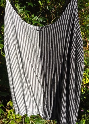 🎽Top à fines bretelles,Bodyflirt,taille 44, rayures, blanc et noir , merk: Bodyflirt, staat: Heel goed, maat: XXL / 44 / 16, € 12,90, € 14,25 inclusief Kopersbescherming