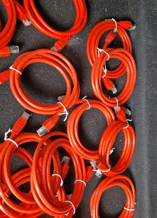 10 nieuwe netwerkkabels cat-6, staat: Nieuw zonder prijskaartje, € 8,00, € 9,10 inclusief Kopersbescherming