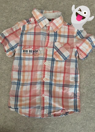 Chemise à carreaux manches courtes, marke: Creeks, zustand: Sehr gut, größe: 6 Jahre / 116, 4,50 €, 5,43 € inklusive Vinted-Käuferschutz