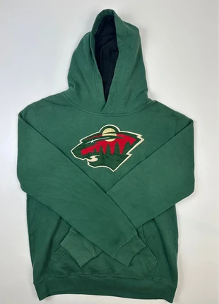 Sweat à capuche NHL vert minnesota - hockey-taille S / hoodie NHL, marke: NHL, zustand: Sehr gut, größe: S, 20,00 €, 21,70 € inklusive Vinted-Käuferschutz