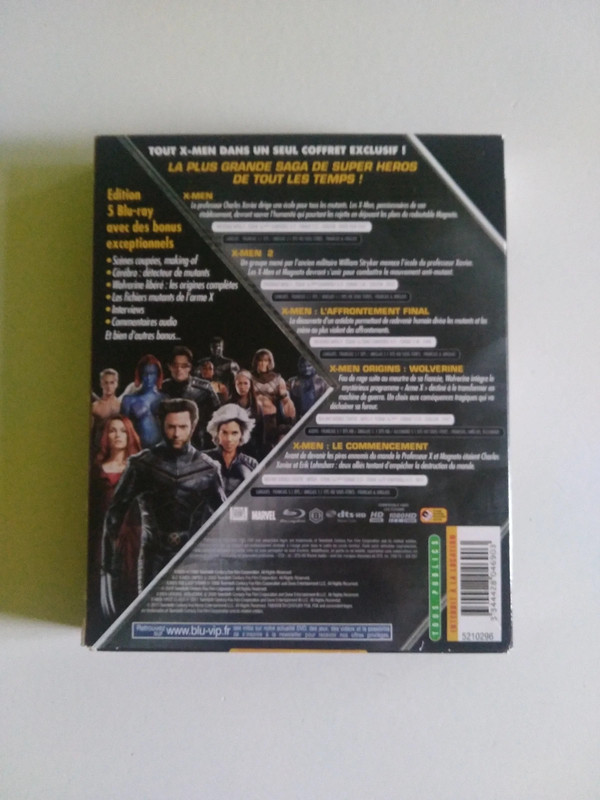 Blu Ray - X-men l'intégrale de la saga