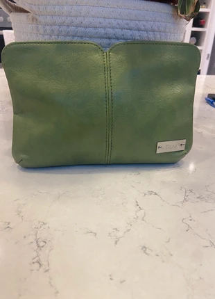 Chloe olive green double zip pouch/beauty bag, brand: Chloé, condition: Very good, £18.00, £19.60 includes Buyer Protection