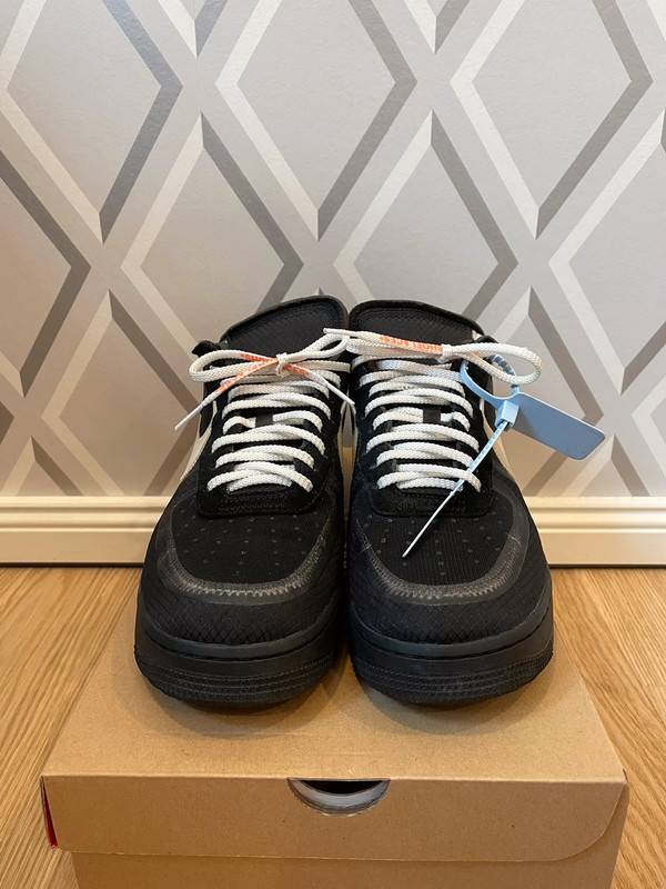 Nike x Off White Air Force 1 black mit Rechnung Size 46 Vinted