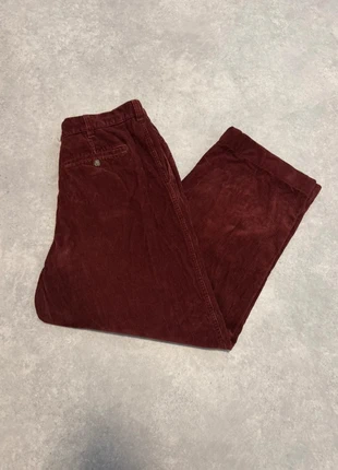 Pantalon L.L. Bean homme – Velours côtelé bordeaux – Taille 36W32 – Style vintage preppy, brand: L.L. Bean, condizioni: Ottime, taglia: IT 42 | W32, €25.00, €26.95 include la Protezione acquisti