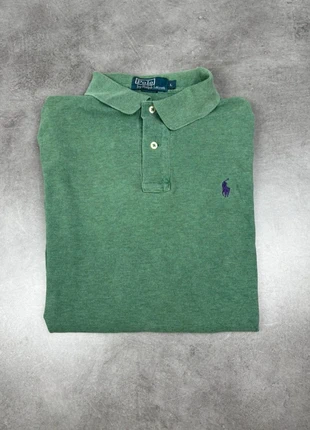 🟢 Polo Ralph Lauren – Vert / Logo Violet – Taille L 🟣, marke: Ralph Lauren, zustand: Gut, größe: L, 30,00 €, 32,20 € inklusive Vinted-Käuferschutz